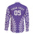Custom Cook Islands Rarotonga Family Matching Off The Shoulder Long Sleeve Dress and Hawaiian Shirt Polynesian Tribal Tattoo