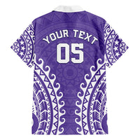Custom Cook Islands Rarotonga Family Matching Summer Maxi Dress and Hawaiian Shirt Polynesian Tribal Tattoo LT05 - Polynesian Pride
