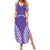 Custom Cook Islands Rarotonga Family Matching Summer Maxi Dress and Hawaiian Shirt Polynesian Tribal Tattoo