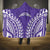Custom Cook Islands Rarotonga Hooded Blanket Polynesian Tribal Tattoo
