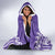 Custom Cook Islands Rarotonga Hooded Blanket Polynesian Tribal Tattoo