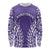 Custom Cook Islands Rarotonga Long Sleeve Shirt Polynesian Tribal Tattoo