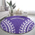 Custom Cook Islands Rarotonga Round Carpet Polynesian Tribal Tattoo