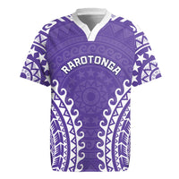 Custom Cook Islands Rarotonga Rugby Jersey Polynesian Tribal Tattoo