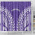 Custom Cook Islands Rarotonga Shower Curtain Polynesian Tribal Tattoo
