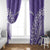 Custom Cook Islands Rarotonga Window Curtain Polynesian Tribal Tattoo