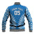 Custom Cook Islands Pukapuka Baseball Jacket Polynesian Tribal Tattoo