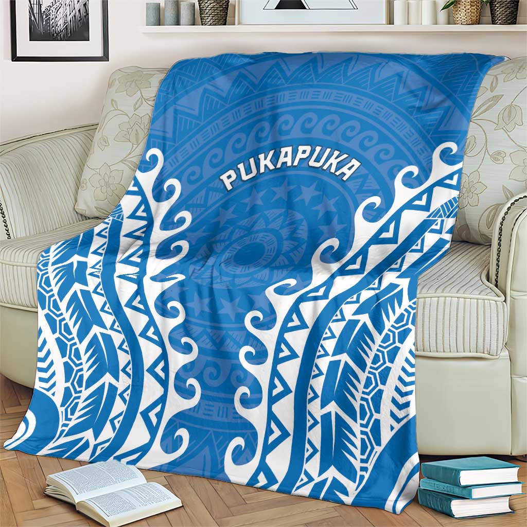 Custom Cook Islands Pukapuka Blanket Polynesian Tribal Tattoo