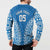 Custom Cook Islands Pukapuka Button Sweatshirt Polynesian Tribal Tattoo