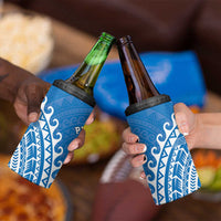 Cook Islands Pukapuka 4 in 1 Can Cooler Tumbler Polynesian Tribal Tattoo