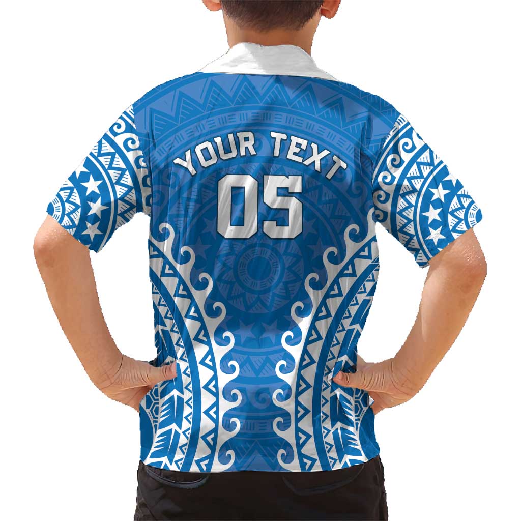 Custom Cook Islands Pukapuka Family Matching Long Sleeve Bodycon Dress and Hawaiian Shirt Polynesian Tribal Tattoo LT05 - Polynesian Pride