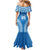 Custom Cook Islands Pukapuka Family Matching Mermaid Dress and Hawaiian Shirt Polynesian Tribal Tattoo