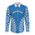 Custom Cook Islands Pukapuka Long Sleeve Button Shirt Polynesian Tribal Tattoo