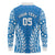 Custom Cook Islands Pukapuka Long Sleeve Polo Shirt Polynesian Tribal Tattoo