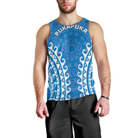 Custom Cook Islands Pukapuka Men Tank Top Polynesian Tribal Tattoo