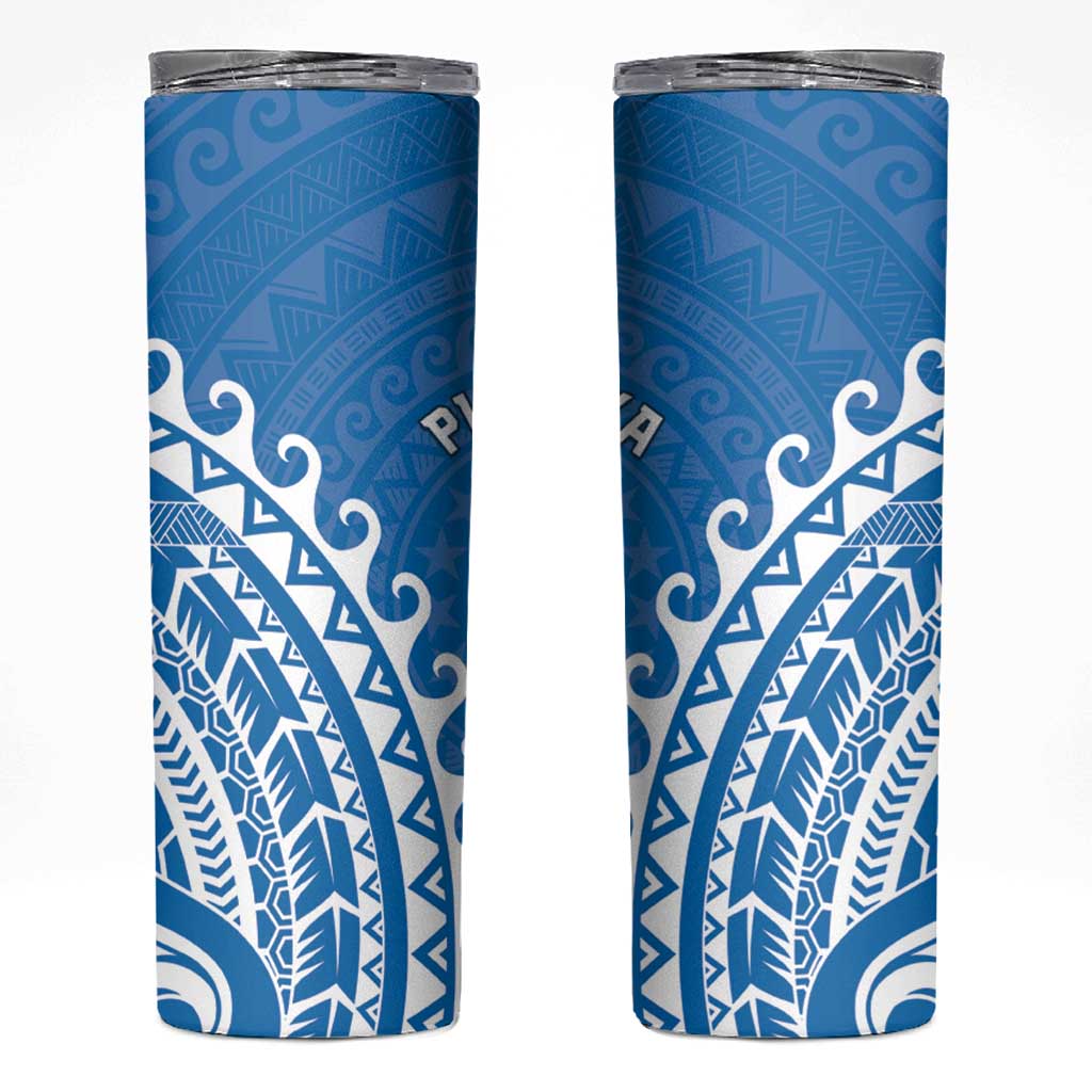 Cook Islands Pukapuka Skinny Tumbler Polynesian Tribal Tattoo