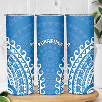 Cook Islands Pukapuka Skinny Tumbler Polynesian Tribal Tattoo