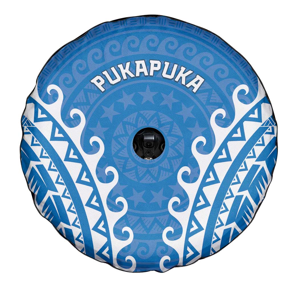 Custom Cook Islands Pukapuka Spare Tire Cover Polynesian Tribal Tattoo