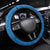 Cook Islands Pukapuka Steering Wheel Cover Polynesian Tribal Tattoo