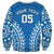 Custom Cook Islands Pukapuka Sweatshirt Polynesian Tribal Tattoo