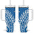 Cook Islands Pukapuka Tumbler With Handle Polynesian Tribal Tattoo