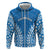 Custom Cook Islands Pukapuka Zip Hoodie Polynesian Tribal Tattoo