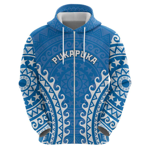 Cook Islands Zip Hoodie Polynesian Cultural The Best For You LT13