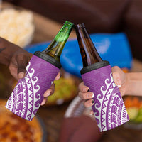 Cook Islands Mangaia 4 in 1 Can Cooler Tumbler Polynesian Tribal Tattoo