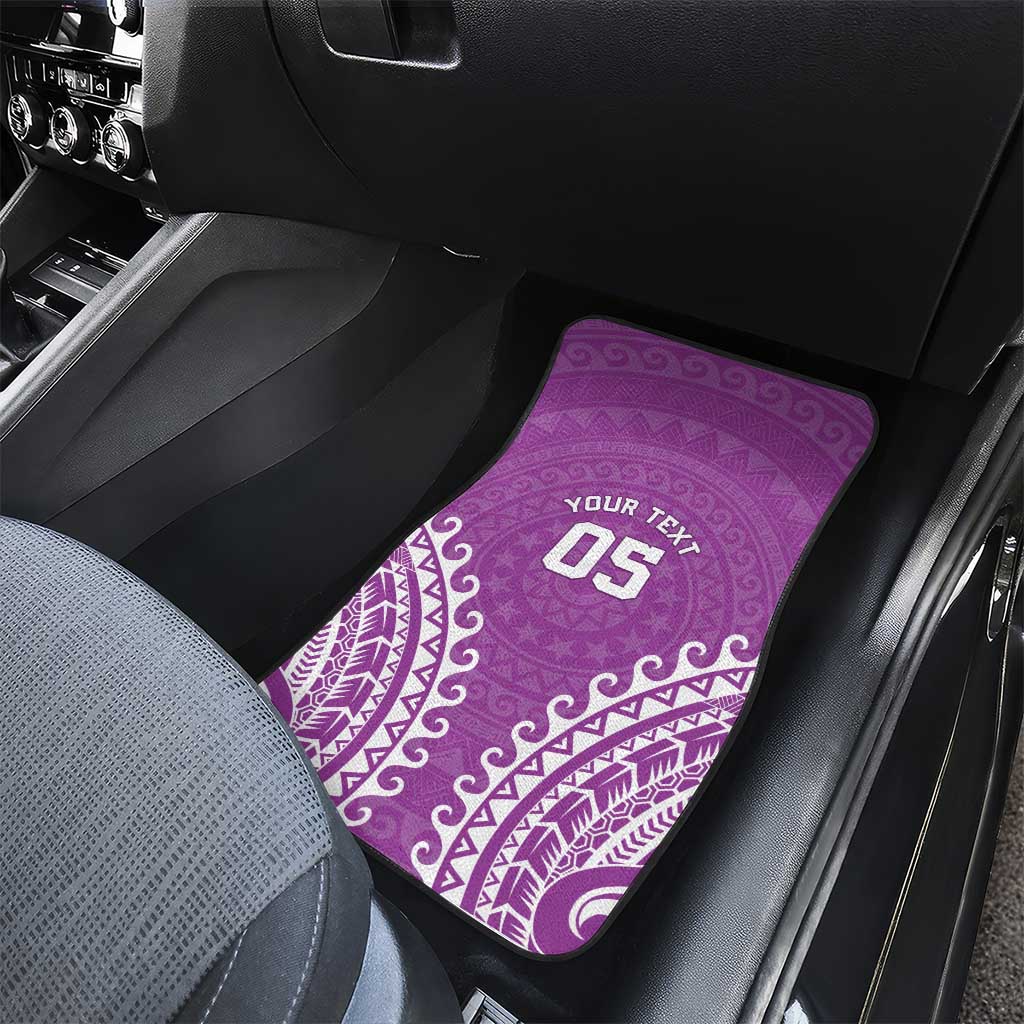 Custom Cook Islands Mangaia Car Mats Polynesian Tribal Tattoo