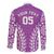 Custom Cook Islands Mangaia Family Matching Off The Shoulder Long Sleeve Dress and Hawaiian Shirt Polynesian Tribal Tattoo