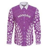 Custom Cook Islands Mangaia Family Matching Puletasi and Hawaiian Shirt Polynesian Tribal Tattoo