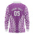 Custom Cook Islands Mangaia Long Sleeve Polo Shirt Polynesian Tribal Tattoo