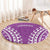 Custom Cook Islands Mangaia Round Carpet Polynesian Tribal Tattoo