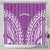 Custom Cook Islands Mangaia Shower Curtain Polynesian Tribal Tattoo