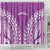 Custom Cook Islands Mangaia Shower Curtain Polynesian Tribal Tattoo