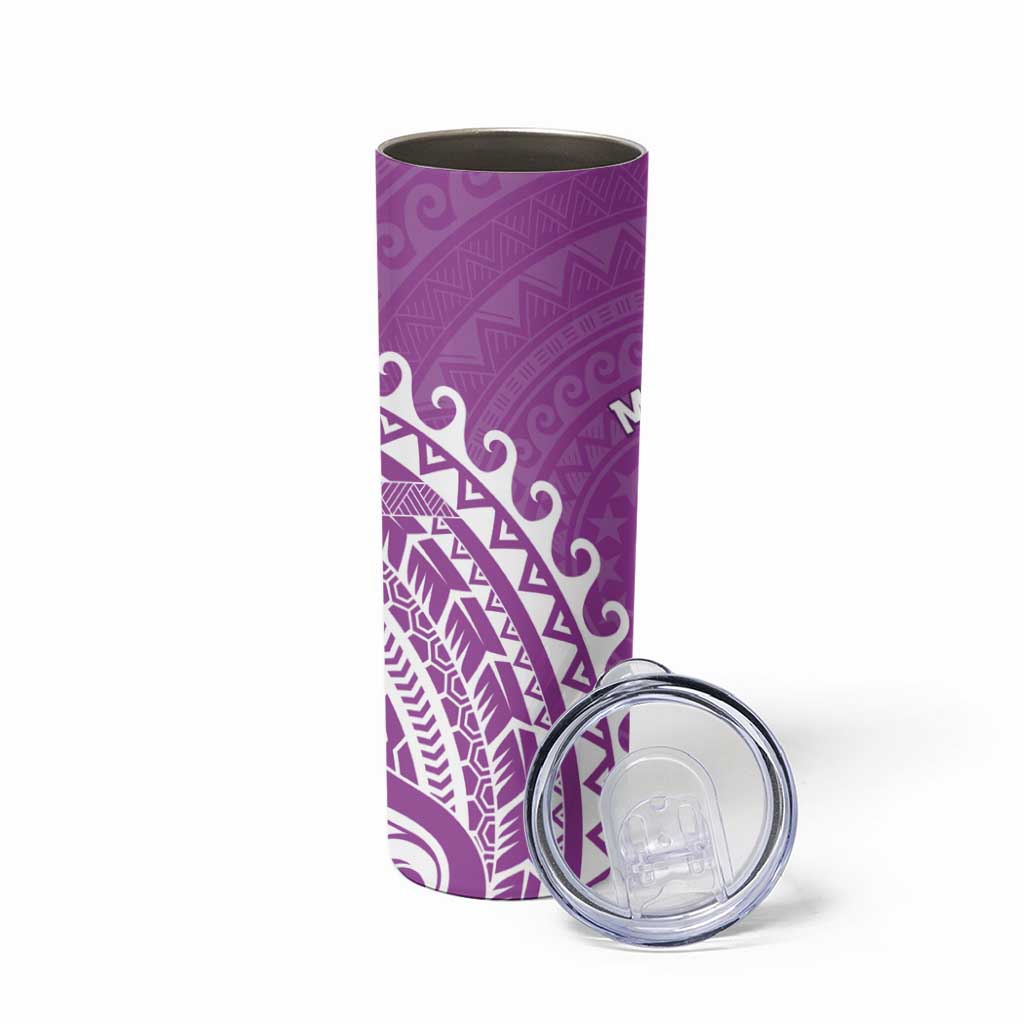 Cook Islands Mangaia Skinny Tumbler Polynesian Tribal Tattoo