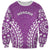 Custom Cook Islands Mangaia Sweatshirt Polynesian Tribal Tattoo