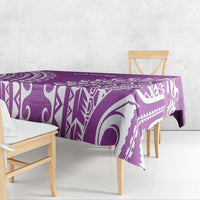 Custom Cook Islands Mangaia Tablecloth Polynesian Tribal Tattoo