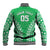 Custom Cook Islands Mitiaro Baseball Jacket Polynesian Tribal Tattoo