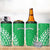 Cook Islands Mitiaro 4 in 1 Can Cooler Tumbler Polynesian Tribal Tattoo