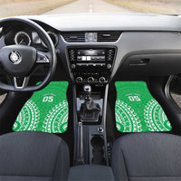 Custom Cook Islands Mitiaro Car Mats Polynesian Tribal Tattoo