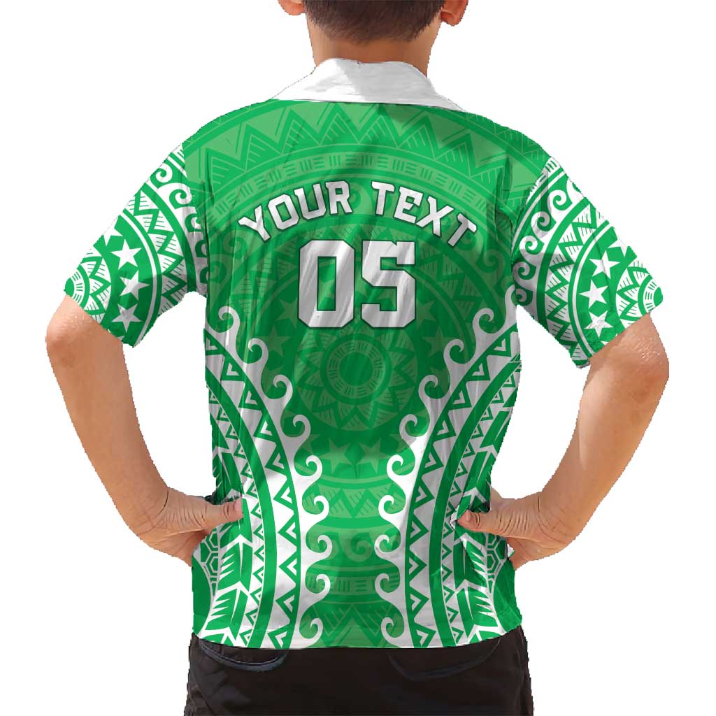 Custom Cook Islands Mitiaro Family Matching Long Sleeve Bodycon Dress and Hawaiian Shirt Polynesian Tribal Tattoo LT05 - Polynesian Pride
