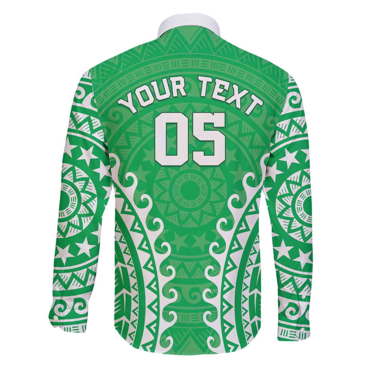 Custom Cook Islands Mitiaro Family Matching Off The Shoulder Long Sleeve Dress and Hawaiian Shirt Polynesian Tribal Tattoo LT05 - Polynesian Pride