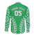 Custom Cook Islands Mitiaro Family Matching Off The Shoulder Long Sleeve Dress and Hawaiian Shirt Polynesian Tribal Tattoo