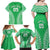 Custom Cook Islands Mitiaro Family Matching Off Shoulder Maxi Dress and Hawaiian Shirt Polynesian Tribal Tattoo