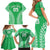 Custom Cook Islands Mitiaro Family Matching Short Sleeve Bodycon Dress and Hawaiian Shirt Polynesian Tribal Tattoo