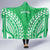 Custom Cook Islands Mitiaro Hooded Blanket Polynesian Tribal Tattoo