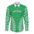 Custom Cook Islands Mitiaro Long Sleeve Button Shirt Polynesian Tribal Tattoo