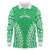 Custom Cook Islands Mitiaro Long Sleeve Polo Shirt Polynesian Tribal Tattoo