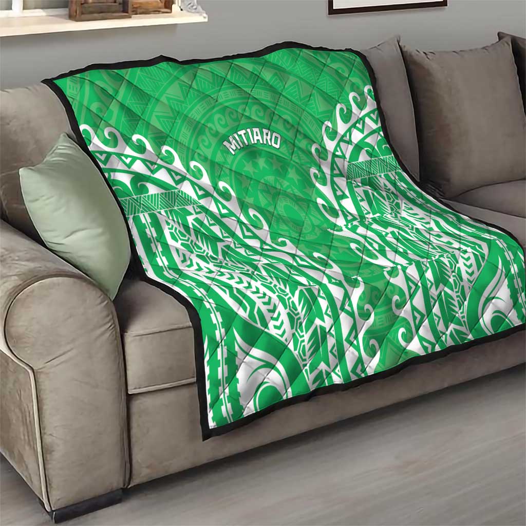 Custom Cook Islands Mitiaro Quilt Polynesian Tribal Tattoo